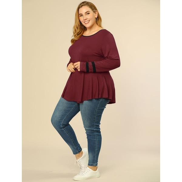 Flare tops plus size clearance