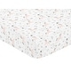 preview thumbnail 3 of 4, Sweet Jojo Designs Pink, Grey and Gold Unicorn Collection Fitted Crib Sheet