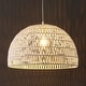 preview thumbnail 30 of 115, Jigu 1-Light Woven Rattan/Iron LED Pendant, by JONATHAN Y