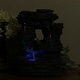 preview thumbnail 7 of 9, Five Stream Rock Cavern Tabletop Fountain with Multi Colored LED Light