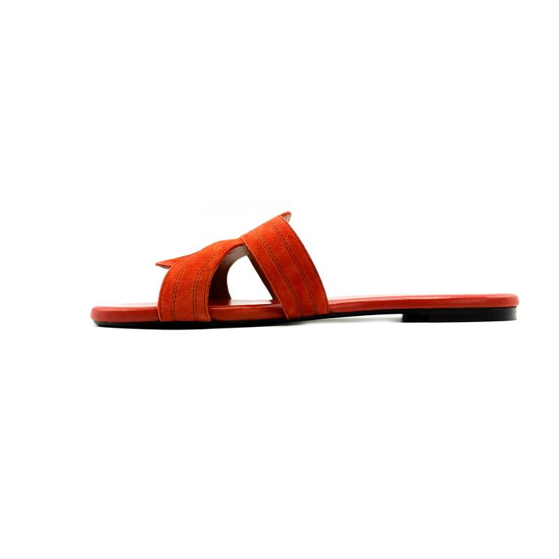 Clergerie Ivory Leather Sandal - 40 FR/9.5 US - Jasper