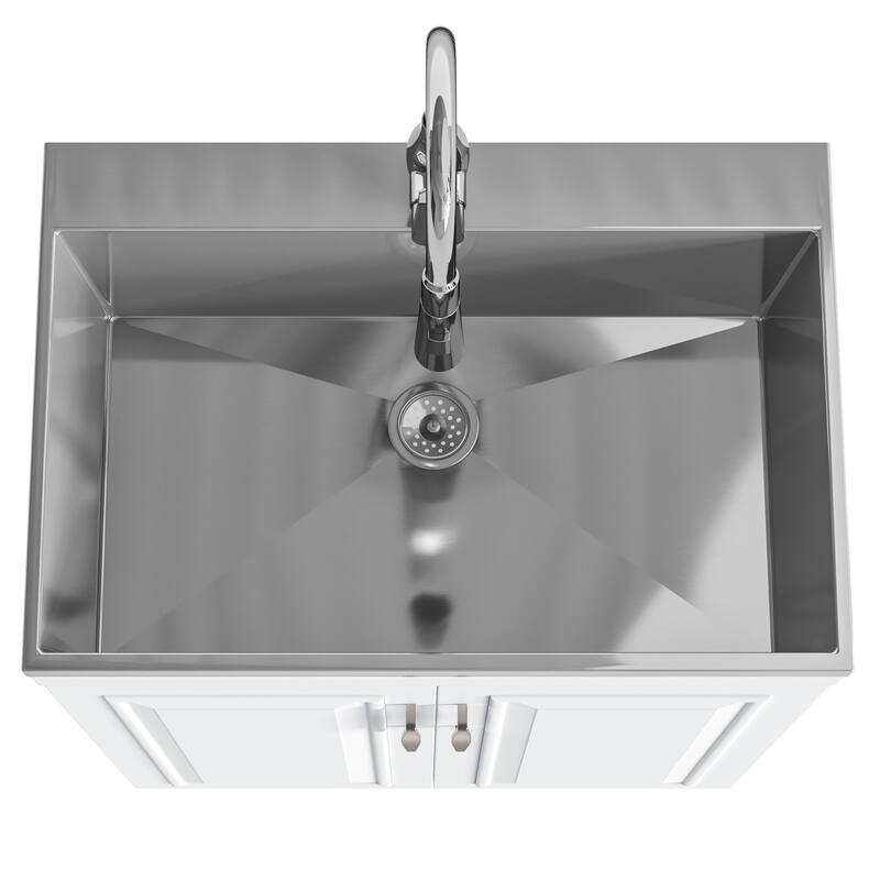 WYNDENHALL Gregg 20-inch Utility Sink & Cabinet