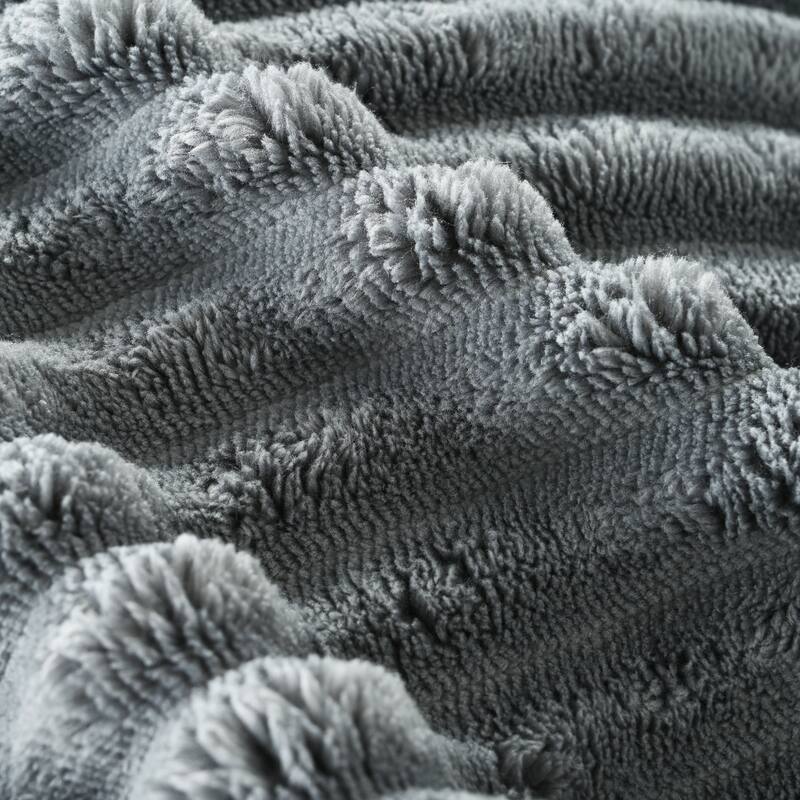 Oversized Double Chaise Lounge Sofa, Comfy Full-Compressed Sleeper Sofa Bed, Corduroy Upholstered Sofa Bed with 2 Pillows