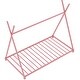 preview thumbnail 16 of 32, Industrial Simple Style House-Shaped Twin Size Platform Bed with Triangle Structure,Sturdy Metal Frame