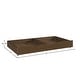 preview thumbnail 2 of 1, Olivia 41" Wide Traditional Wood Trundle, Rosewood Brown