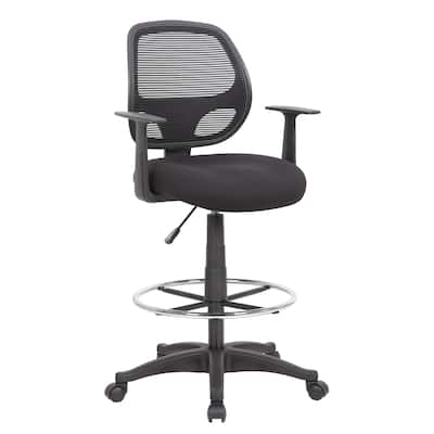 BOSS Commercial Grade Mesh Stool W/ Arms
