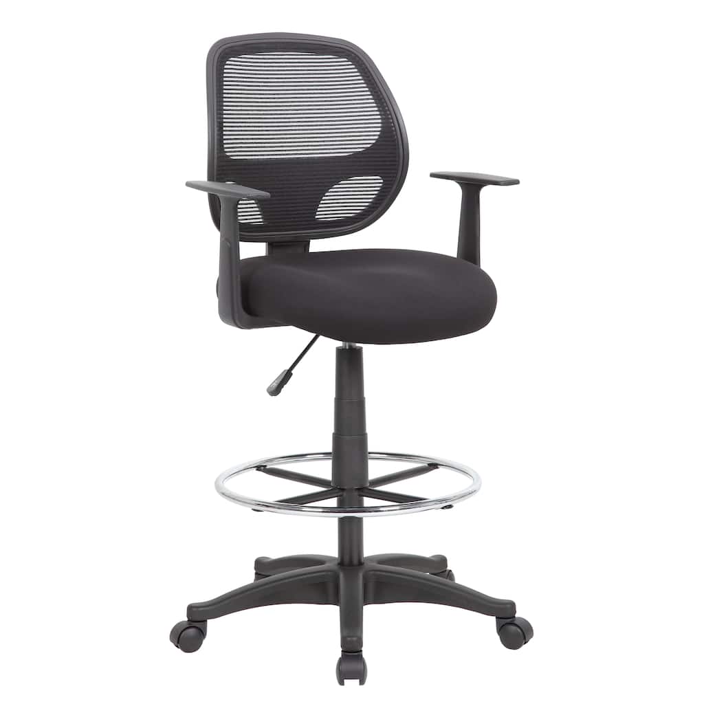 BOSS Commercial Grade Mesh Stool W/ Arms