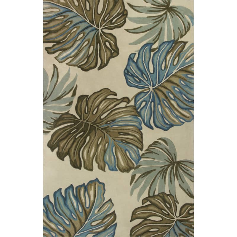 Domani Classics Ivory Tropics Hand-Tufted Wool Rug - 8'6" x 11'6" - Ivory