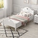preview thumbnail 15 of 26, Stylish Platform Bed Minimalist Kids Bed Toddler Bed, Twin