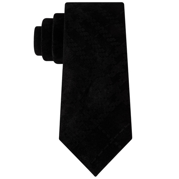 Sean John Mens Velvet Polka Dot Neck Tie