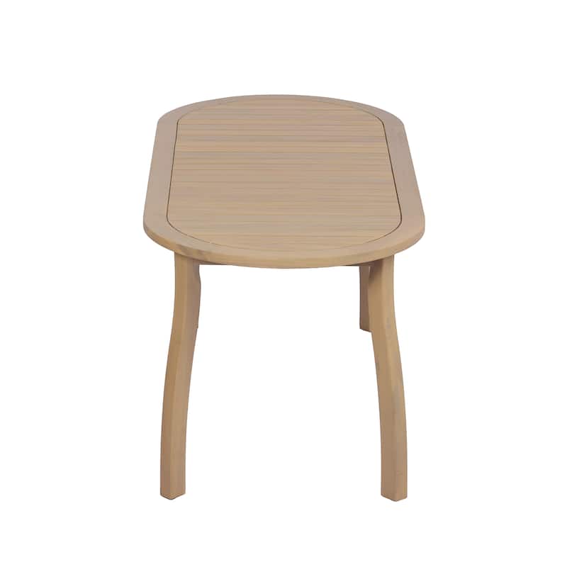 Christopher Knight Home - Cascade 70" Outdoor Acacia Wood Oval Dining Table, for 4-6 Person Seating