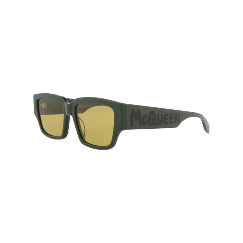 Alexander McQueen Square/Rectangle-Frame Acetate Sunglasses - NS