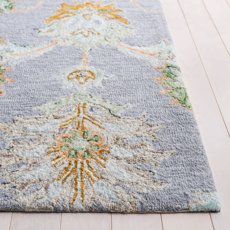 SAFAVIEH Handmade Jardin Gebkea Floral Wool Rug