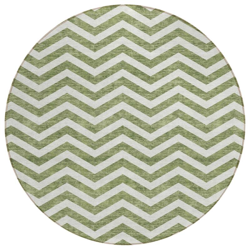 HomeRoots Chevron Transitional Rectangle Outdoor Rug