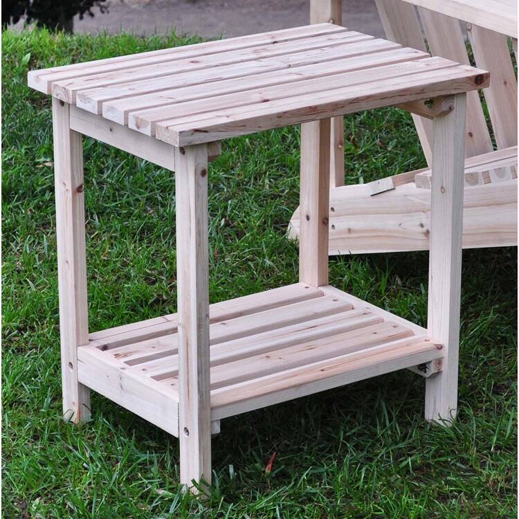 Luca 19.75" Rectangular Outdoor Patio Side Table