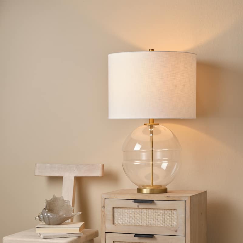 Alden Décor Claudia Glass Table Lamp