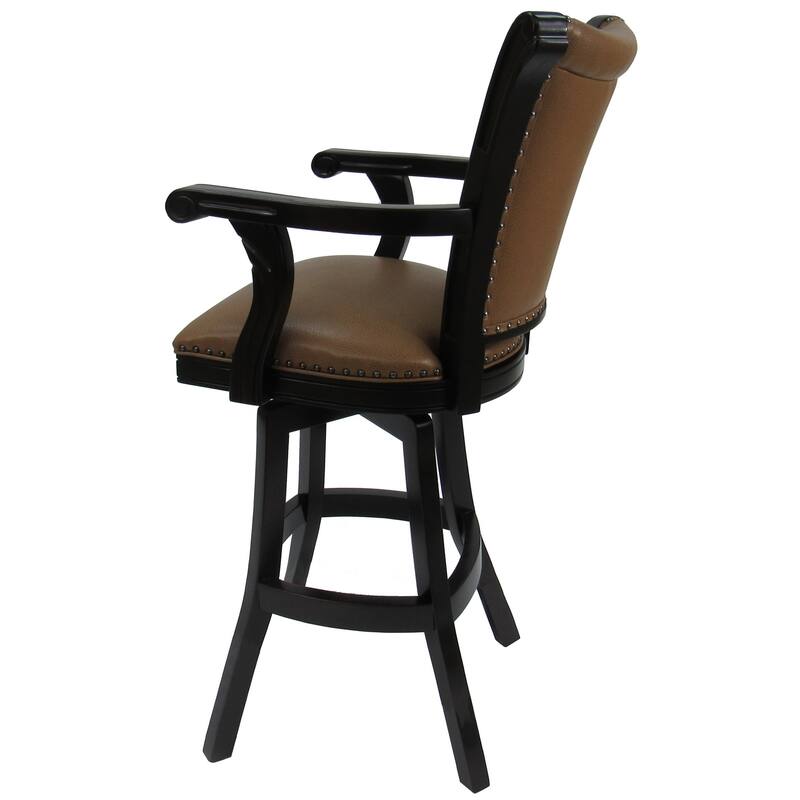 Swivel Wood Counter 26" 30" Extra Tall 34" Bar Stool - Caribbean - 26" seat