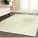 preview thumbnail 6 of 187, SAFAVIEH Handmade Cambridge Loretto Modern Moroccan Wool Rug 3' x 5' - Light Green/Ivory