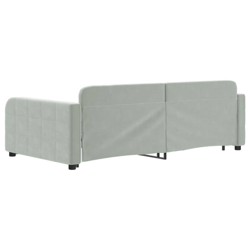vidaXL Day Bed Upholstered Sofa Bed Daybed for Bedroom Living Room Velvet