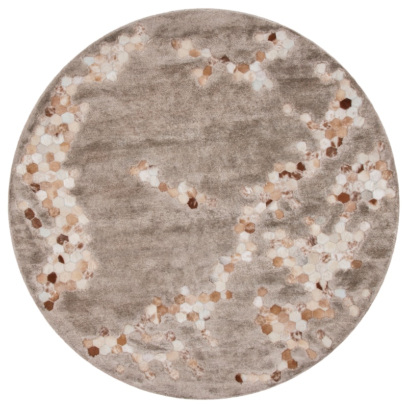 SAFAVIEH Handmade Manhattan Shakti Modern Abstract Silk Rug