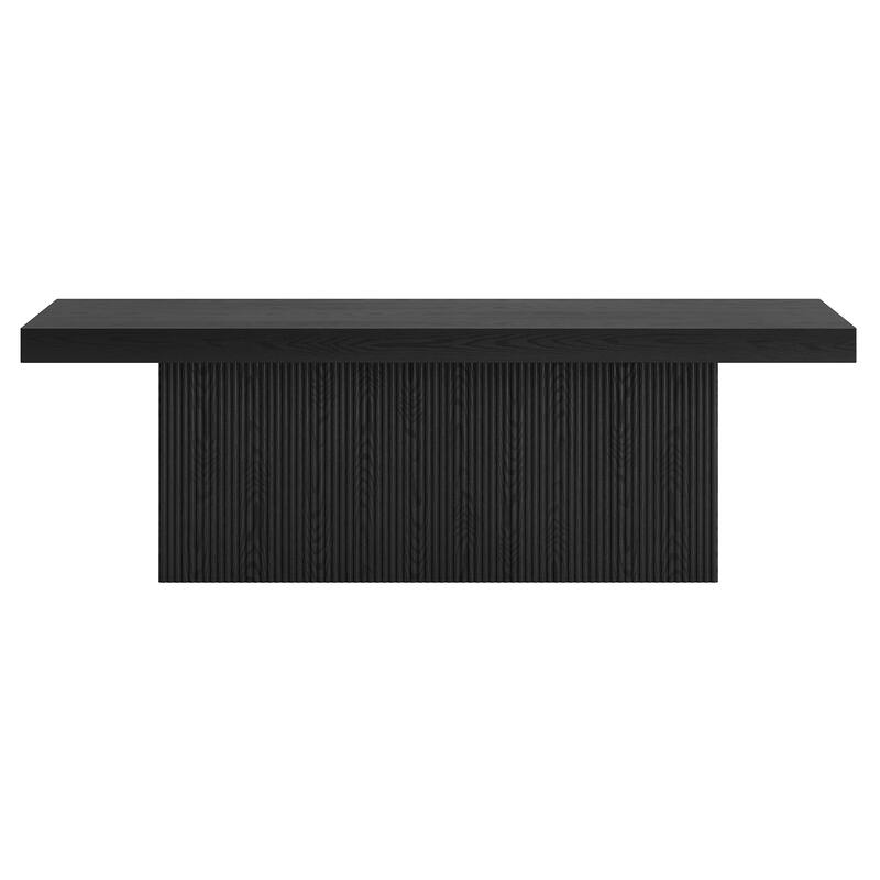 Torren 48" Wide Rectangular Fluted Coffee Table