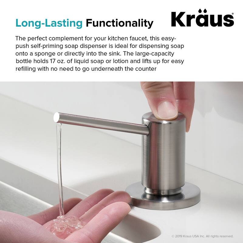Kraus Kitchen Soap and Lotion Dispenser