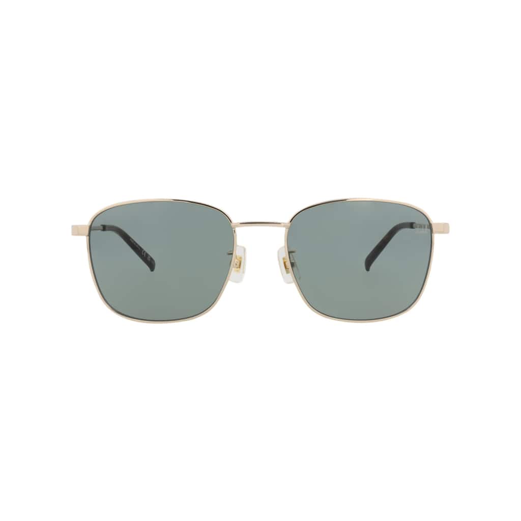 Dunhill Square-Frame Metal Sunglasses
