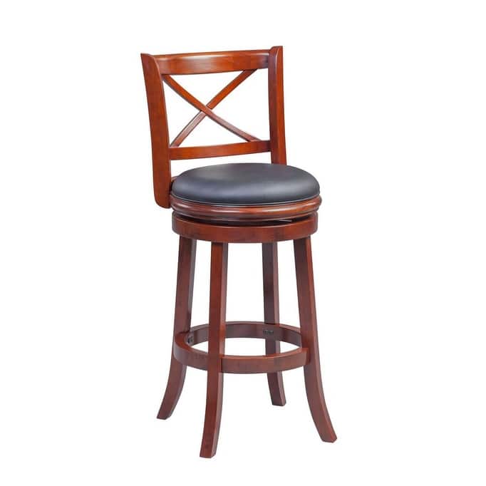 Georgia 29-Inch Swivel Bar Stool - Cappuccino