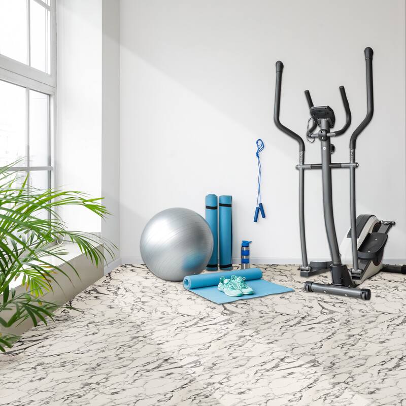 Sorbus 80 Sq. Ft. Wood Grain Floor Tiles Foam Mat EVA Interlocking Mats Tile 3/8-Inch Thick Flooring Wood Puzzle Exercise Mats