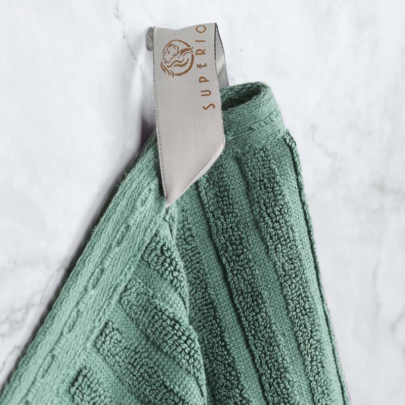 Superior Ribbed Cotton Absorbent Heavyweight Bath Towel Set