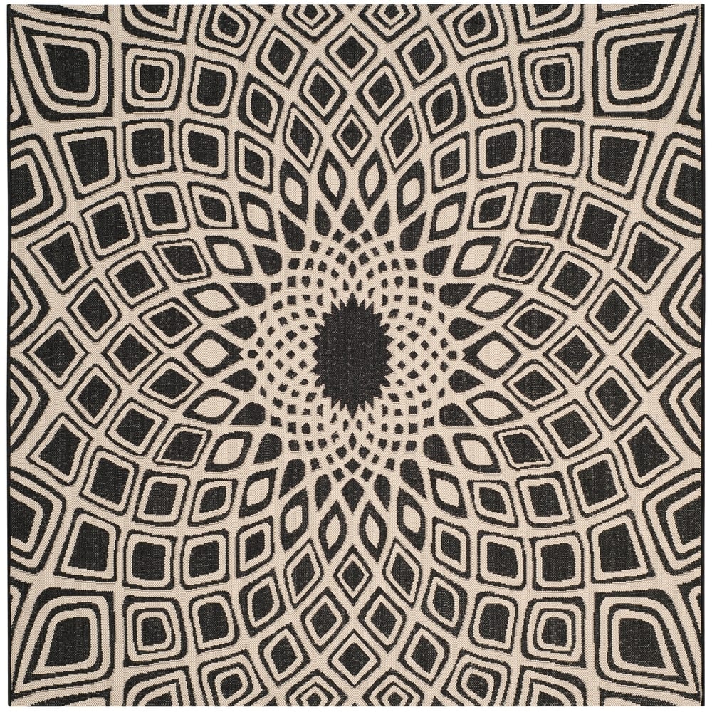 SAFAVIEH Courtyard Misako Indoor/ Outdoor Waterproof Patio Backyard Rug