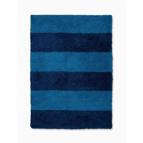 Calvin Klein Chicago Shag Banded Area Rug