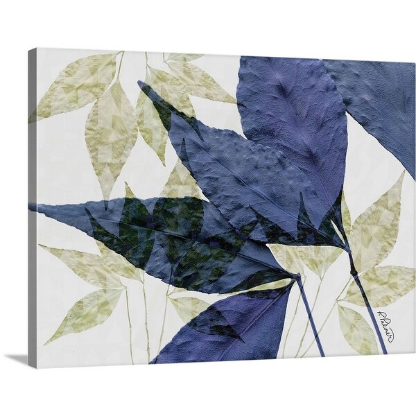 "Silvery Blue" Canvas Wall Art