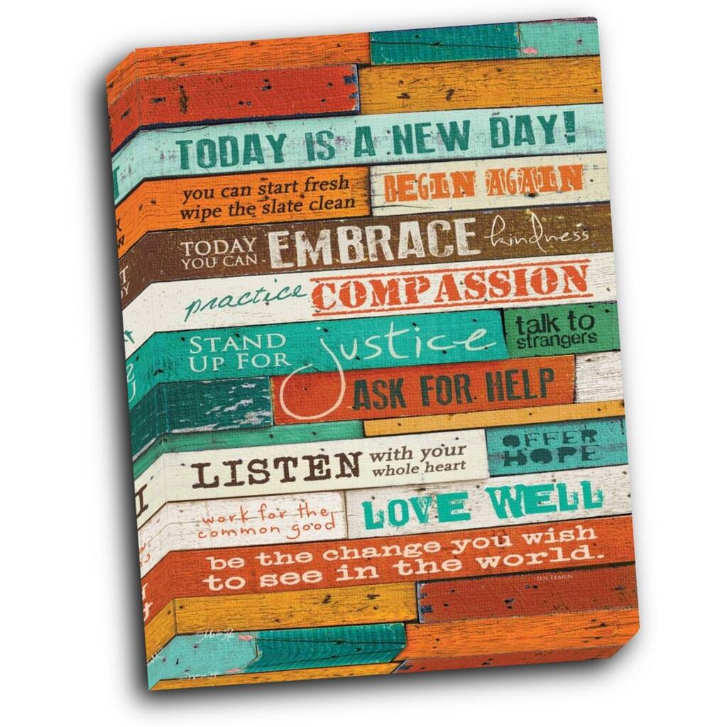 A New Day 16x20 Gallery Wrapped Stretched Canvas