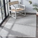 preview thumbnail 1 of 17, SAFAVIEH Augustine Groa Geometric Fringe Rug 8' x 10' - Grey/Ivory - Rectangle