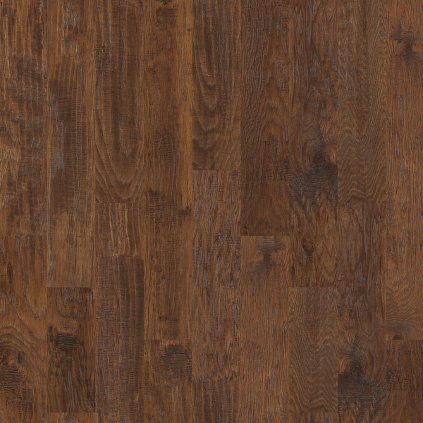 Shop Shaw Sw545 Sequoia Hickory 6 3 8 Wide Handscraped Engineered Hardwood Overstock 31291565