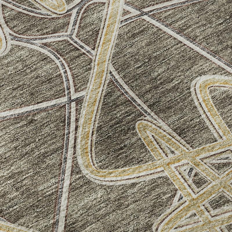Premium Washable Super Soft Modern Maze Mayfield Rug