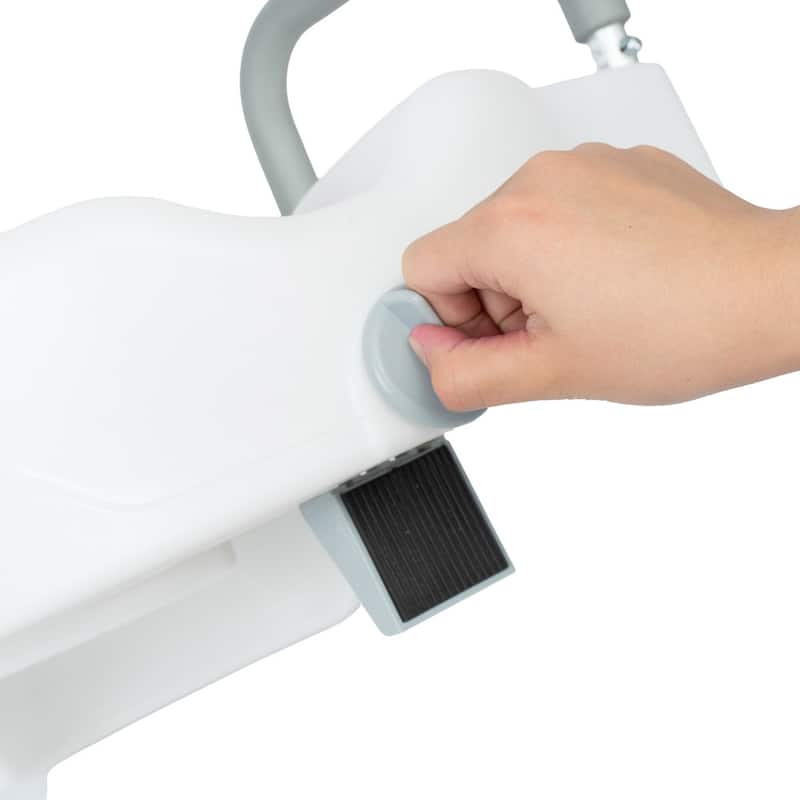 Locking Elevated Toilet Seat Riser with Adjustable Height Arms - 21.25"W x 17.25"D x 12.5"H
