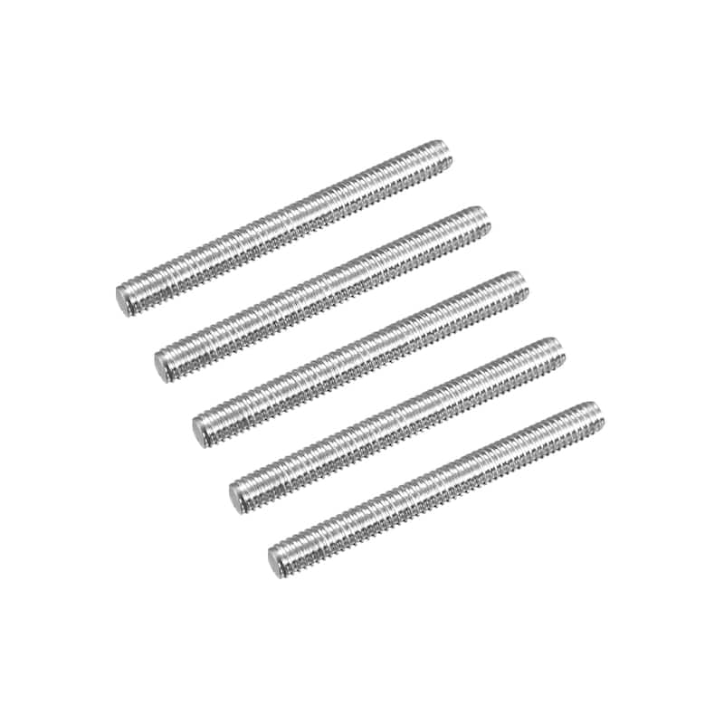 Fully Threaded Rod M4 x 35mm 0.7mm Pitch 304 Stainless Steel Right Hand 15Pcs - Silver Tone