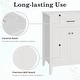 preview thumbnail 5 of 61, Modern Bathroom Vanity with Ceramic Sink, Soft-Close Storage Cabinet and Glossy Easy-Clean Countertop