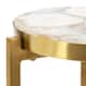 Kate and Laurel Aguilar Glam Drink Table - 8x8x23