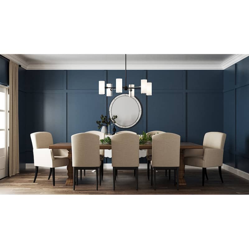 Curran 6-Light Matte Black Chandelier