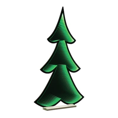 Green Pine Tree Ekkolight 46"H - N/A