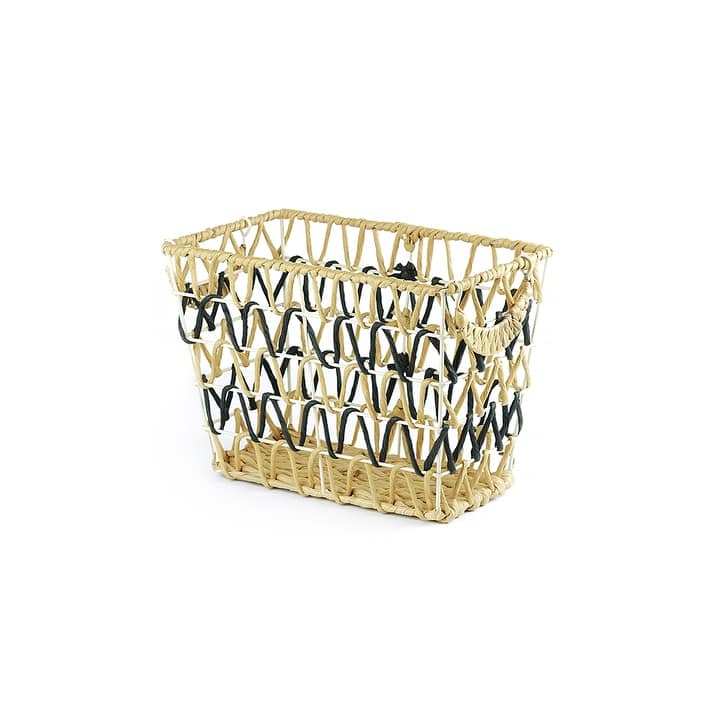 Becki Owens Metal and Seagrass Magazine Rack