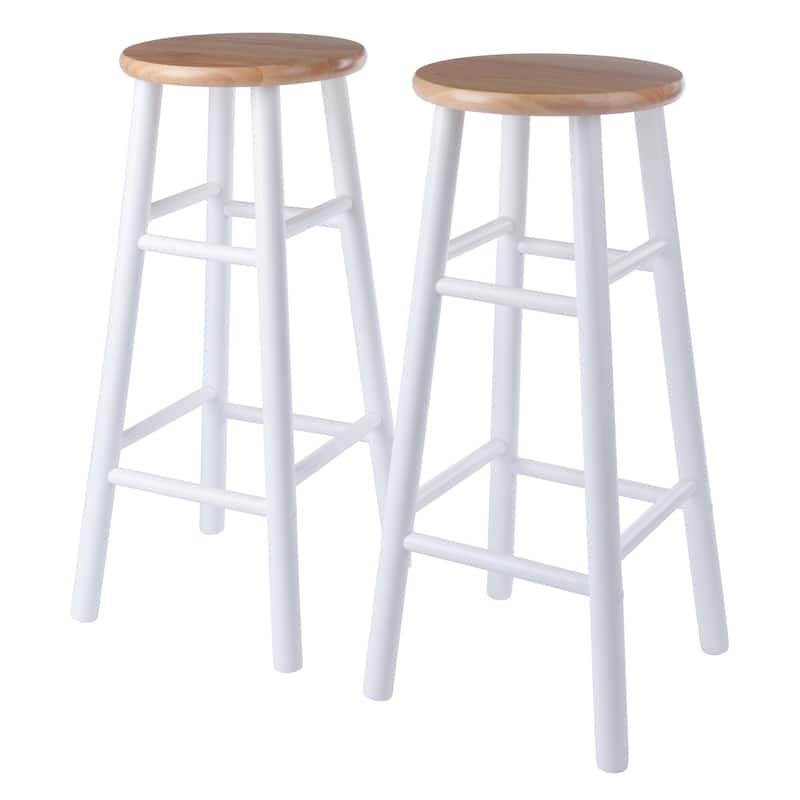 2-Pc Bar Stool Set - 12.99 x 12.99 x 24.41 inches