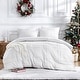 preview thumbnail 59 of 146, Chelsea Square Evans Pinch Pleated Soft Washed Boho Comforter Set White - King