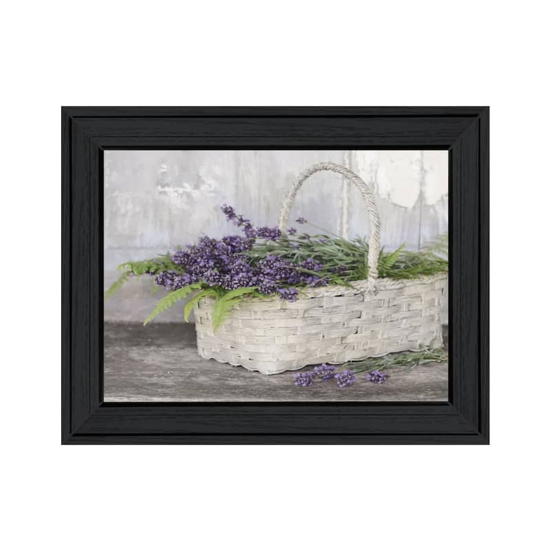 TrendyDecor4U Contemporary "My Lavender" Framed Print Wall Art
