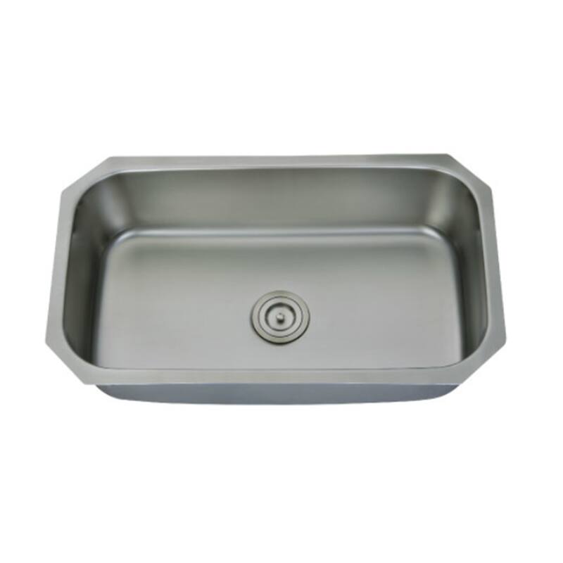CB HOME 32" Classic Drop-in Topmount Extra Wide Large Kitchen Sink, Undermount Kitchen Sink - 32''x18.5''x9'' - 32''x18.5''x9'' - Stainless Steel