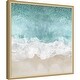 preview thumbnail 3 of 4, Ocean Waves I by Maggie Olsen Framed Mounted Canvas Wall Art Print