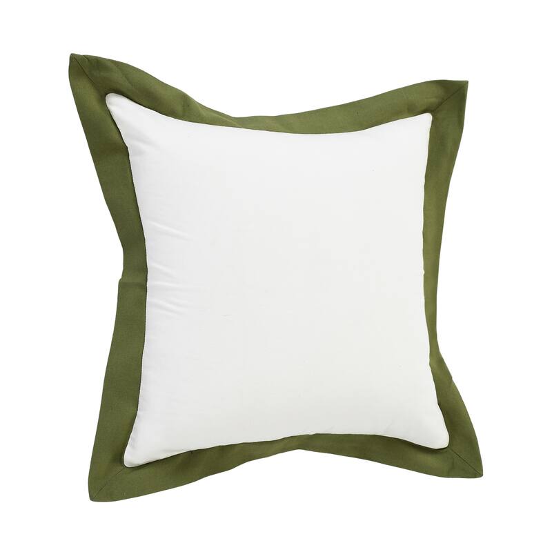 Sevita Flora Empire Bordered Throw Pillow